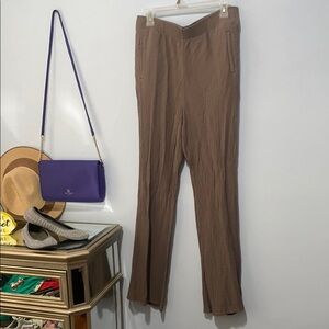 Zara crinkle large gray pants